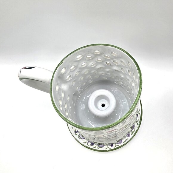 Hand Painted Taper Candle Holder R.C. & Cal Juncal Porto da Mos Ceramic Portugal - Picture 5 of 10